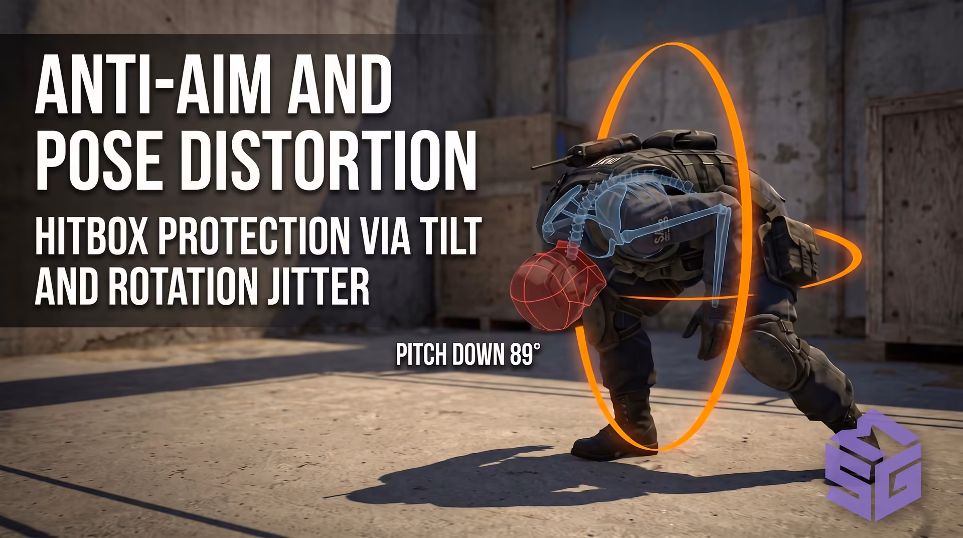 Anti-aim and player model positioning setup in CS2