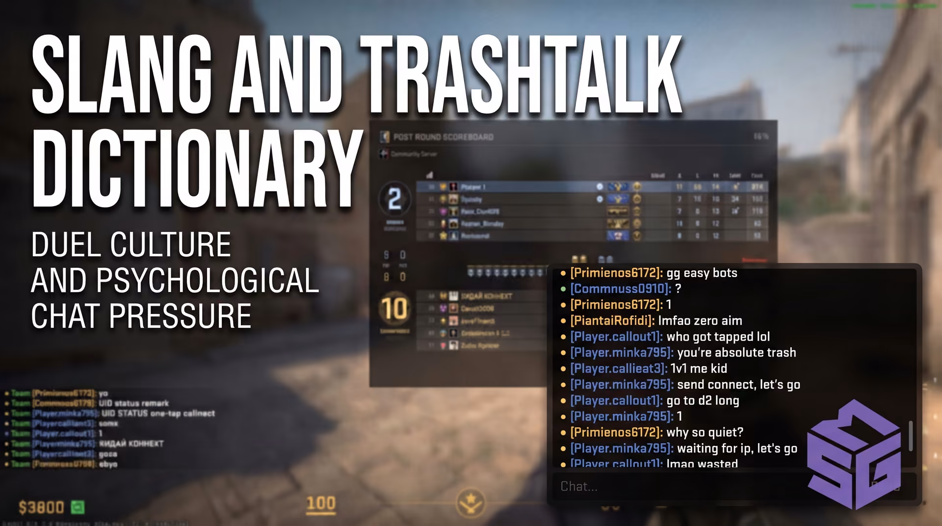 Meaning of 1 in CS2 HvH in-game chat